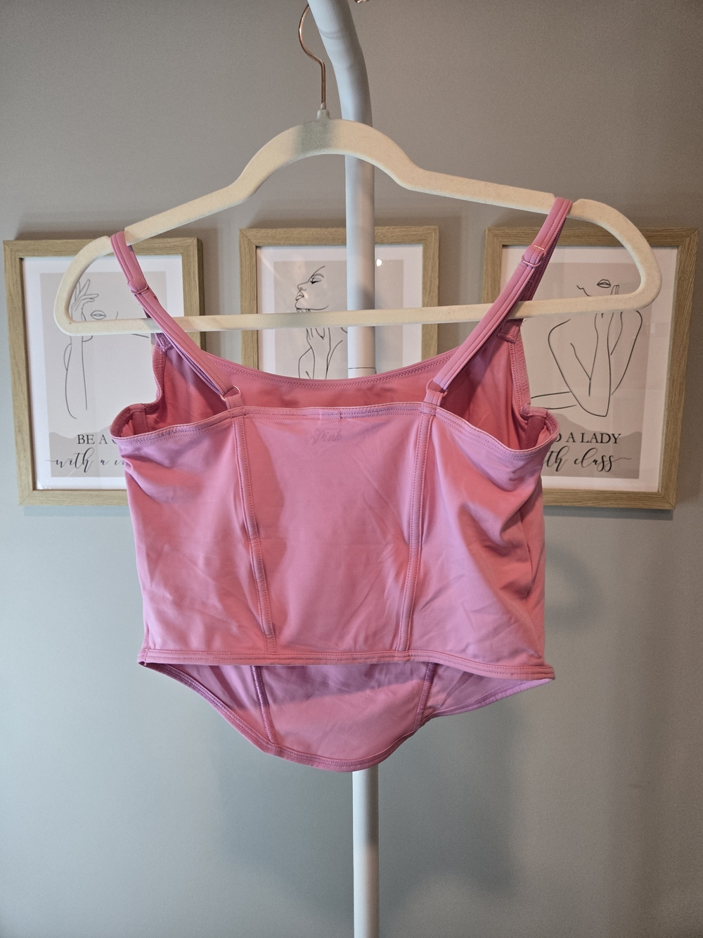 PINK Victoria's Secret Light Pink Shaping Tank Top - Picture 4 of 11